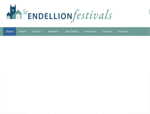 Tablet Screenshot of endellionfestivals.org.uk